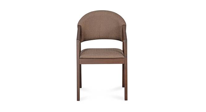 Carleson Arm Chair (Brown, Matte Finish) by Urban Ladder - Front View Design 1 - 403584