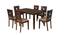 Crown 6 Seater Dining Set (Brown, Matte Finish) by Urban Ladder - Front View Design 1 - 403589