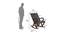 Carnival Rocking Chair (Walnut Brown, Matte Finish) by Urban Ladder - Design 1 Dimension - 403648