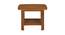 Esme Side Table (Melamine Finish, Brown - Wenge) by Urban Ladder - Front View Design 1 - 403680