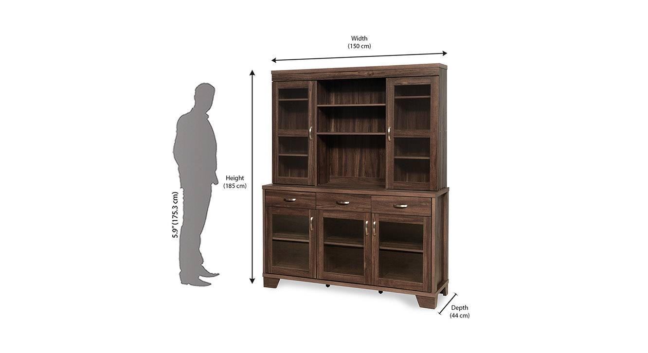 Grande storage cabinet brown 6