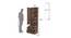 Khaleesi Dresser with Mirror (Matte Finish, Brown - Wenge) by Urban Ladder - Design 1 Dimension - 404135