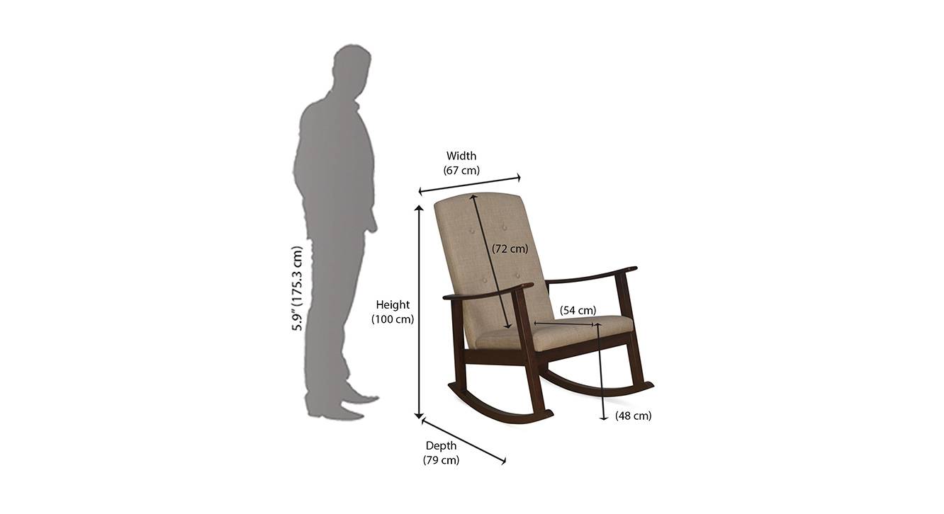 Kosmo rocking chair walnut 6