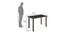 Joseph 4 Seater Dining Set (Brown, Matte Finish) by Urban Ladder - Design 1 Dimension - 404141
