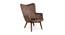 Leisure Occasional Chair (Brown, Matte Finish) by Urban Ladder - Front View Design 1 - 404170