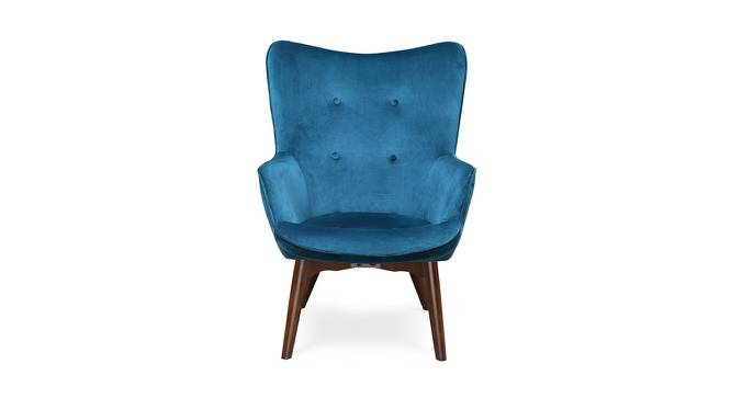 Leisure Occasional Chair (Blue, Matte Finish) by Urban Ladder - Cross View Design 1 - 404183