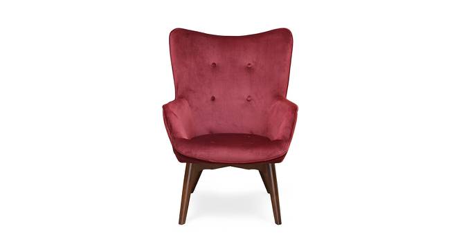 Leisure Occasional Chair (Red, Matte Finish) by Urban Ladder - Cross View Design 1 - 404185
