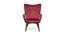 Leisure Occasional Chair (Red, Matte Finish) by Urban Ladder - Cross View Design 1 - 404185