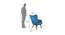 Leisure Occasional Chair (Blue, Matte Finish) by Urban Ladder - Design 1 Dimension - 404231