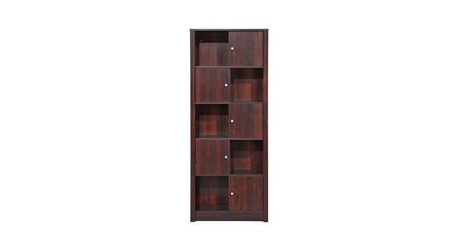 Mitchell Bookshelf (Walnut, Melamine Finish) by Urban Ladder - Front View Design 1 - 404252