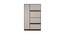 Mozart 3 Door Wardrobe with Mirror (Walnut) by Urban Ladder - Rear View Design 1 - 404275