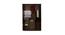 Mozart 3 Door Wardrobe with Mirror (Walnut) by Urban Ladder - Design 1 Close View - 404282