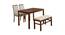 Pearl 2 Seater Dining Set (Cappuccino, Matte Finish) by Urban Ladder - Front View Design 1 - 404323