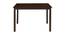 Ridge 2 Seater Dining Set with Bench (Matte Finish, Dark Cappuccino) by Urban Ladder - Cross View Design 1 - 404533