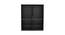 Riva 4 Door Wardrobe with Mirror (New Wenge) by Urban Ladder - Design 1 Side View - 404541