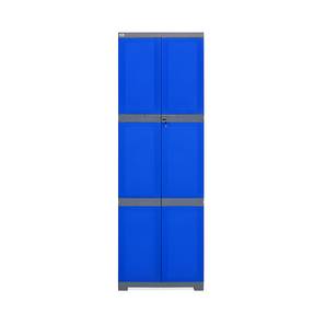Cupboards Design Satorna Wardrobe (Large Size, Deep Blue - Grey)