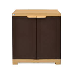 Cupboards Design Satorna Wardrobe (Small Size, Weather Brown - Biscuit)