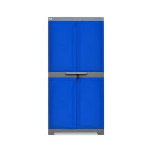 Cupboards Design Satorna Wardrobe (Medium Size, Deep Blue - Grey)