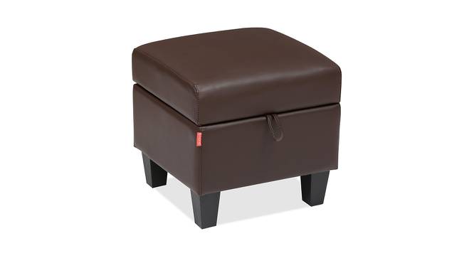 Rokell Small Ottoman (Brown) by Urban Ladder - Front View Design 1 - 404617
