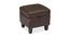 Rokell Small Ottoman (Brown) by Urban Ladder - Front View Design 1 - 404617
