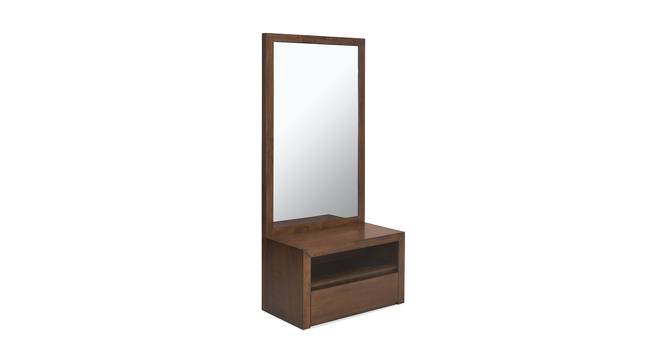 Thurman Dresser with Mirror (Walnut Brown, Melamine Finish) by Urban Ladder - Front View Design 1 - 404718