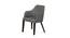 Tahiti Arm Chair (Grey, Matte Finish) by Urban Ladder - Design 1 Side View - 404745