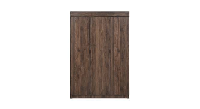 Vernapo 3 Door Wardrobe (Walnut Brown) by Urban Ladder - Front View Design 1 - 404806