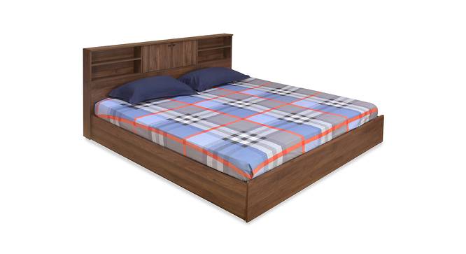 Yard Storage Bed (King Bed Size, Brown - Wenge) by Urban Ladder - Front View Design 1 - 404879