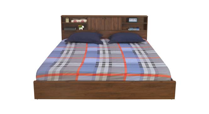 Yard Storage Bed (Queen Bed Size, Brown - Wenge) by Urban Ladder - Front View Design 1 - 404880