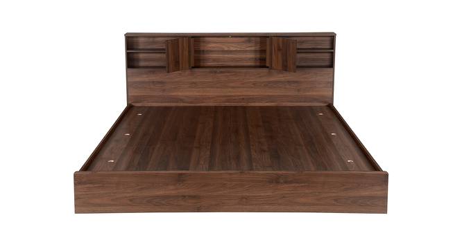 Yard Storage Bed (King Bed Size, Brown - Wenge) by Urban Ladder - Cross View Design 1 - 404886