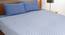 Arrochar Bedsheet Set (Blue, Double Size) by Urban Ladder - Front View Design 1 - 405413