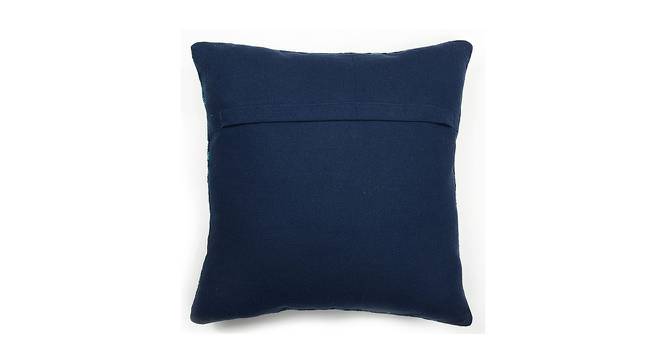 Cono Cushion Cover Set (Blue, 41 x 41 cm  (16" X 16") Cushion Size, Set Of 2 Set) by Urban Ladder - Design 1 Side View - 405505