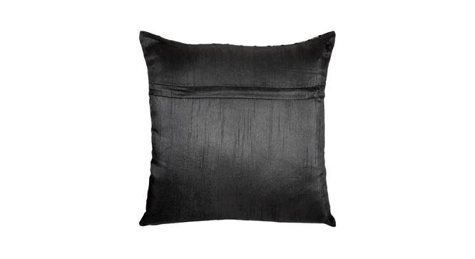Caprice Cushion Cover Set (Grey, 41 x 41 cm  (16" X 16") Cushion Size, Set Of 2 Set) by Urban Ladder - Design 1 Side View - 405512