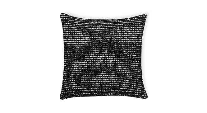 Cooper Cushion Cover Set (Black, 41 x 41 cm  (16" X 16") Cushion Size, Set Of 2 Set) by Urban Ladder - Front View Design 1 - 405602