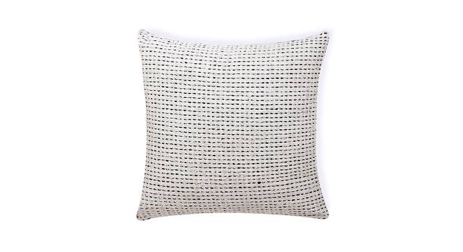 Cooper Cushion Cover Set (White, 41 x 41 cm  (16" X 16") Cushion Size, Set Of 2 Set) by Urban Ladder - Front View Design 1 - 405603