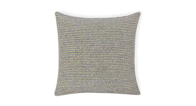 Cooper Cushion Cover Set (Grey, 41 x 41 cm  (16" X 16") Cushion Size, Set Of 2 Set) by Urban Ladder - Front View Design 1 - 405604