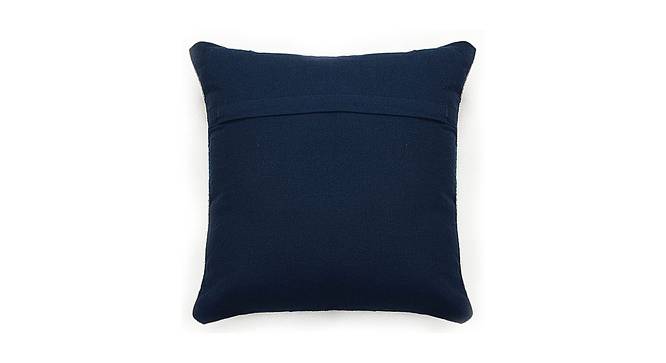 Fairmount Cushion Cover Set (Blue, 41 x 41 cm  (16" X 16") Cushion Size, Set Of 2 Set) by Urban Ladder - Design 1 Side View - 405745