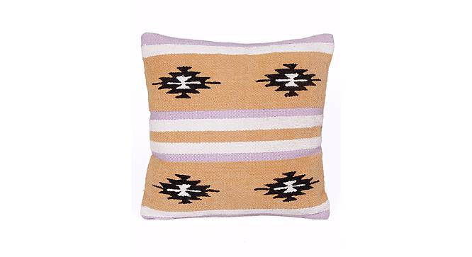 Midtown Cushion Cover Set of 2 (Beige, 46 x 46 cm  (18" X 18") Cushion Size, Set Of 2 Set) by Urban Ladder - Front View Design 1 - 405818