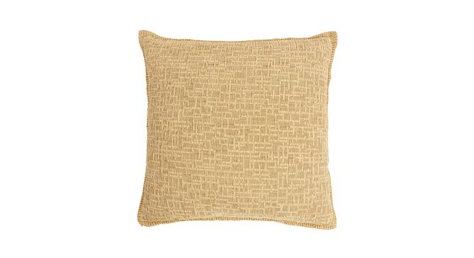 Nilda Cushion Cover Set (Gold, 41 x 41 cm  (16" X 16") Cushion Size, Set Of 2 Set) by Urban Ladder - Front View Design 1 - 405824