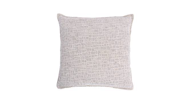 Nilda Cushion Cover Set (Beige, 41 x 41 cm  (16" X 16") Cushion Size, Set of 5 Set) by Urban Ladder - Front View Design 1 - 405825