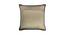 Nilda Cushion Cover Set (Brown, 41 x 41 cm  (16" X 16") Cushion Size, Set Of 2 Set) by Urban Ladder - Design 1 Side View - 405840