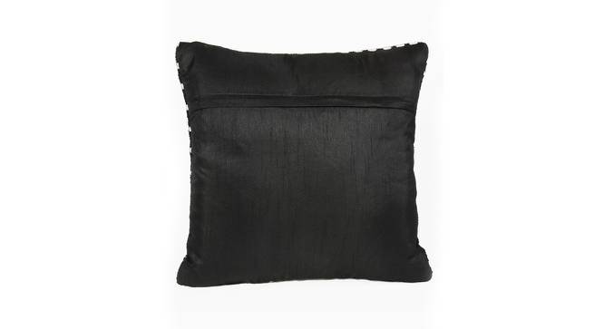 Tudor Cushion Cover Set (Black, 46 x 46 cm  (18" X 18") Cushion Size, Set of 5 Set) by Urban Ladder - Design 1 Side View - 405924