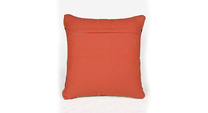 Times Square Cushion Cover Set (Orange, 46 x 46 cm  (18" X 18") Cushion Size, Set Of 2 Set) by Urban Ladder - Design 1 Side View - 405925