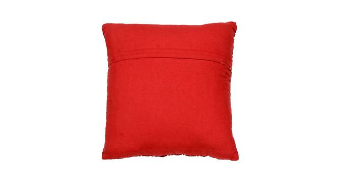 Riverdale Cushion Cover Set (Red, 41 x 41 cm  (16" X 16") Cushion Size, Set Of 2 Set) by Urban Ladder - Design 1 Side View - 405929