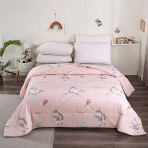 Kids Comforters Design Cleo Comforter (Pink, Double Size)