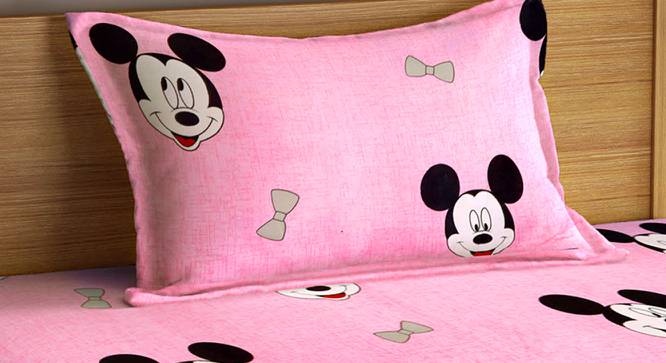 Ashlynn Bedsheet Set (Pink, Single Size) by Urban Ladder - Cross View Design 1 - 406779