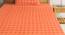 Bess Bedsheet Set (Orange, Single Size) by Urban Ladder - Front View Design 1 - 406811