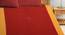 Eva  Bedding Set (Red, King Size) by Urban Ladder - Front View Design 1 - 407051