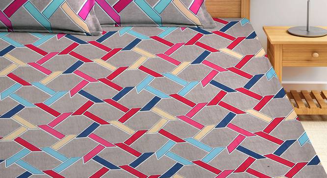 Wake Bedsheet Set (King Size) by Urban Ladder - Front View Design 1 - 407054