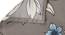 Maribel Bedsheet Set (Brown, Single Size) by Urban Ladder - Rear View Design 1 - 407480
